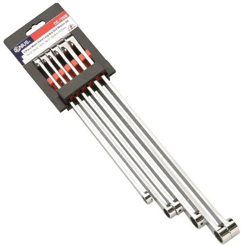 Genius Tools DE-706M hosszított, egyenes csillagkulcs készlet, metrikus, 6 részes termék fő termékképe