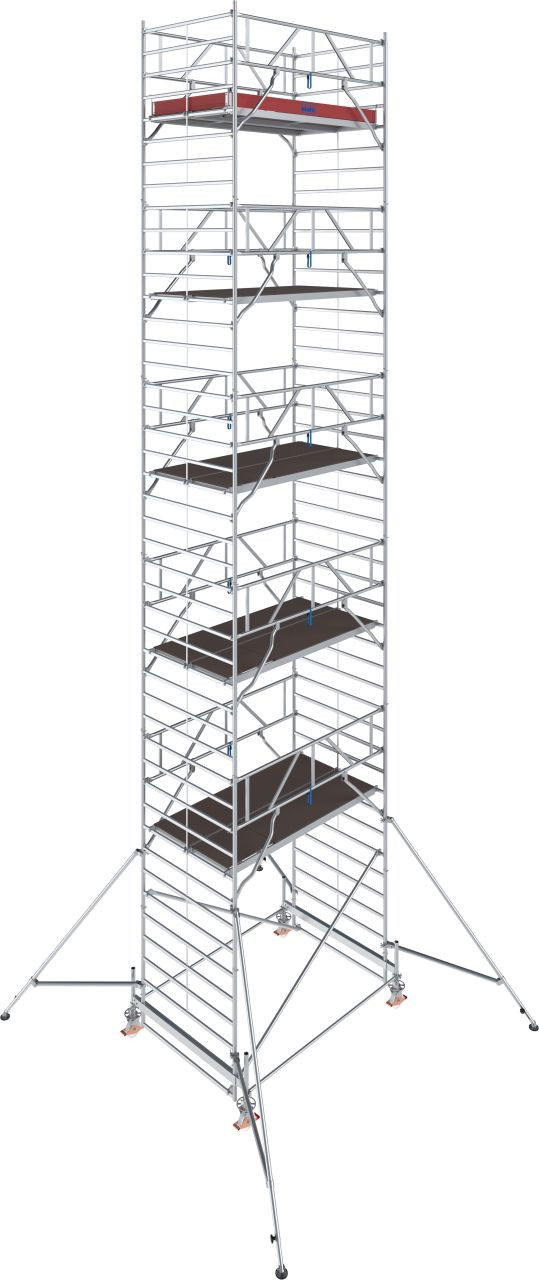 Krause STABILO Professional gurulóállvány, 500 -as sorozat, mezőméret: 2.5 m x 1.5 m, munkamagasság: 12.5 m termék fő termékképe