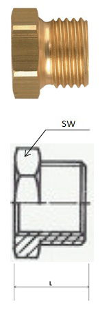 Rectus (RK 10/17) G 1/8i x G 3/8a csatlakozású szűkítő karmantyú, rövid termék fő termékképe